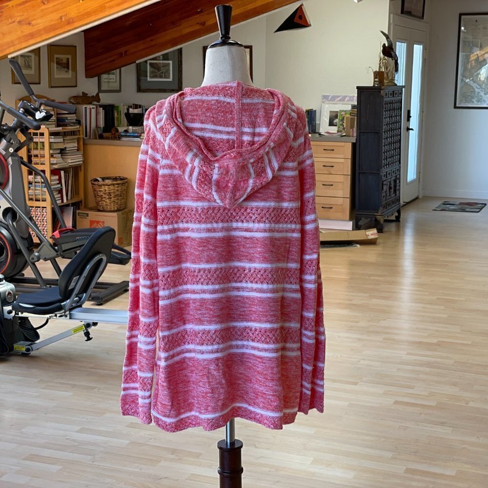 TOMMY Bahama Coral Hoodie Sweater NWT Med M - Picture 3 of 6